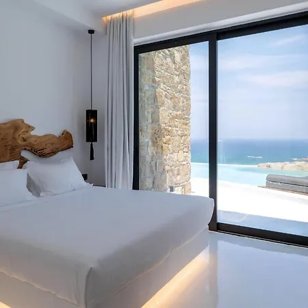 Vila Extraordinary Mykonos Shifu 6 Bedrooms Unique Aegean Sea View