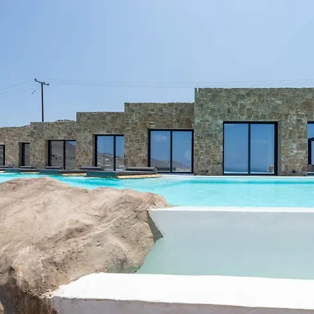Extraordinary Mykonos Shifu 6 Bedrooms Unique Aegean Sea Views Private Infinity Pool Ftelia Villa
