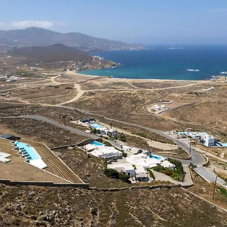 别墅 Extraordinary Mykonos Shifu 6 Bedrooms Unique Aegean Sea View 阿诺梅拉